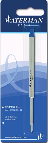 Waterman vulling voor balpen medium, blauw, op blister 1 Stuk