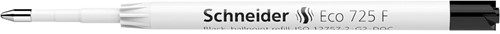 Schneider recharge stylo bille Eco 725, pointe fin, noir