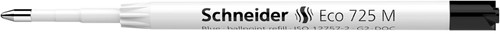 Schneider recharge stylo bille Eco 725, pointe moyenne, noir