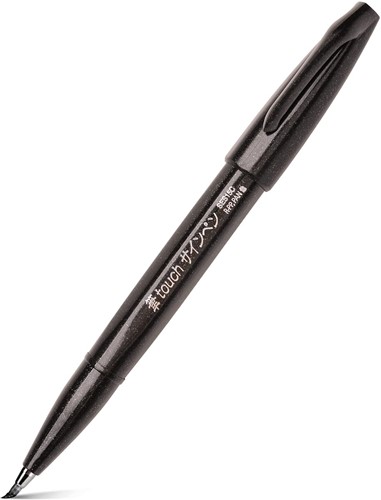 Pentel brushpen Sign Pen Brush Touch, zwart-3