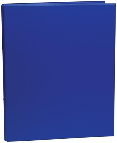 Ringmap voor ft A4, 2 ringen van 25 mm, uit PVC, blauw
