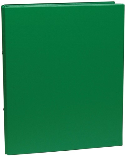 Ringmap voor ft A4, 2 ringen van 25 mm, uit PVC, groen