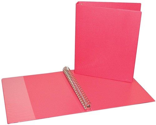 Aurora classeur, ft A4, 23 anneaux de 24 mm, en PVC, rouge