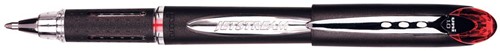 Uni-ball roller Jetstream rouge, largeur de trait: 0,45 mm, écriture moyenne, bille 1 mm, grip en caou...