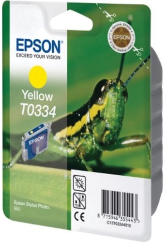 Epson cartouche d'encre T0334, 440 pages, OEM C13T03344010, jaune