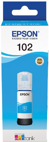 Epson bouteilles d'encre 102, 6.000 pages, OEM C13T03R240, cyan