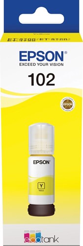Epson bouteilles d'encre 102, 6.000 pages, OEM C13T03R440, jaune
