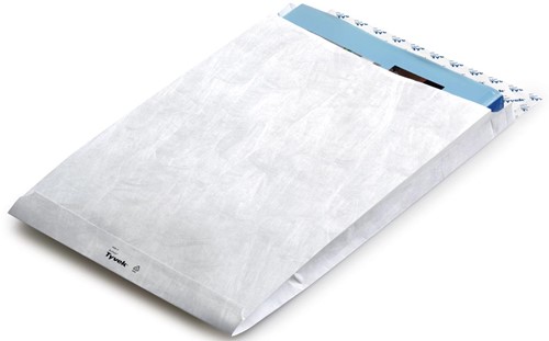 Pochettes à soufflet Tyvek ft 229 x 324 x 38 mm, boîte de 100 pièces 100 Stuk