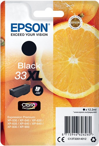 Epson cartouche d'encre 33XL, 530 pages, OEM C13T33514012, noir 1 Stuk