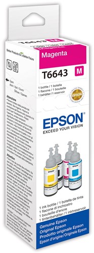 Epson bouteilles d'encre T664, 7.500 pages, OEM C13T664340, magenta 1 Stuk