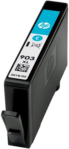 HP inktcartridge 903XL, 825 pagina's, OEM T6M03AE, cyaan 1 Stuk