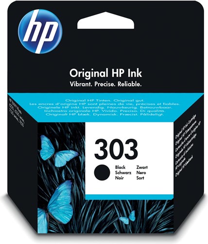 HP inktcartridge 303, 200 pagina's, OEM T6N02AE, zwart 1 Stuk