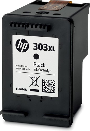 HP inktcartridge 303XL, 600 pagina's, OEM T6N04AE, zwart 1 Stuk