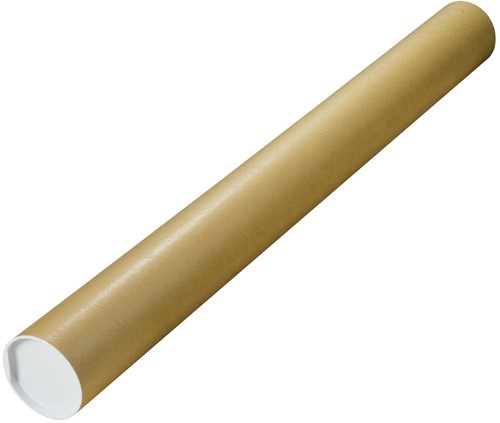 Tube d'expédition, ft 100 x 10 cm, brun
