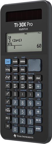 Texas wetenschappelijke rekenmachine TI-30X Pro MathPrint, in een kartonnen doosje 1 Stuk-3
