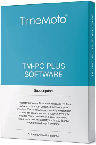 Safescan software voor tijdsregistratiesystemen, TimeMoto Pc Plus 1 Stuk