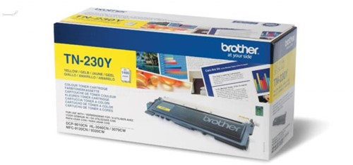 Brother toner, 1.400 pages, OEM TN-230Y, jaune 1 Stuk