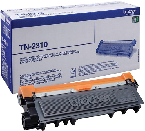 Brother toner, 1.200 pages, OEM TN-2310, noir 1 Stuk
