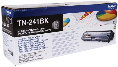 Brother toner, 2.500 pages, OEM TN-241BK, noir 1 Stuk