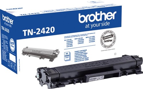 Brother toner, 3.000 pagina's, OEM TN-2420, zwart 1 Stuk
