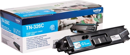Brother toner, 3.500 pagina's, OEM TN-326C, cyaan 1 Stuk