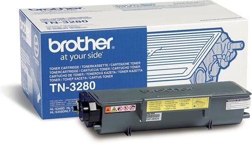 Brother toner, 8.000 pages, OEM TN-3280, noir