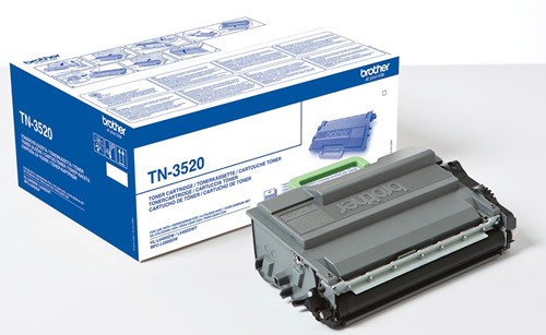 Brother toner, 20.000 pagina's, OEM TN-3520, zwart 1 Stuk