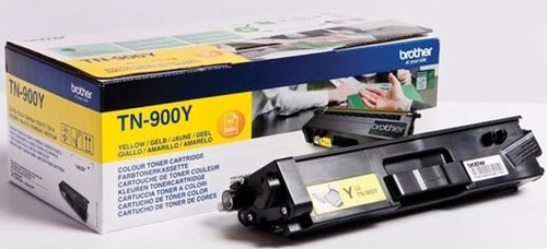 Brother toner, 6.000 pagina's, OEM TN-900Y, geel 1 Stuk
