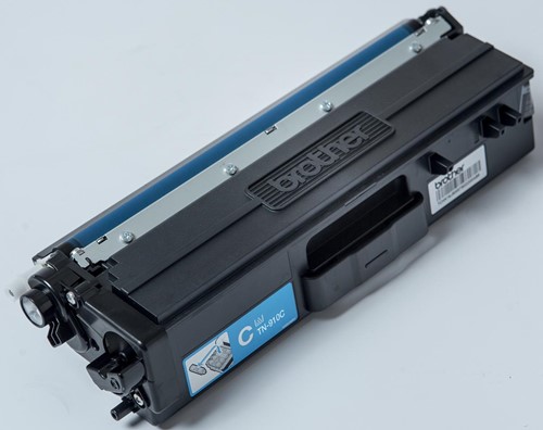 Brother toner, 9.000 pagina's, OEM TN-910C, cyaan 1 Stuk