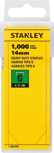 Stanley nietjes type G, 14 mm, doos van 1.000 nietjes