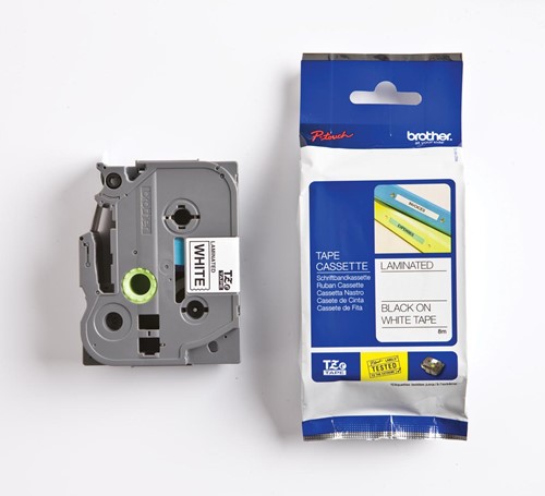 Brother TZe tape voor P-Touch 36 mm, zwart op wit 1 Stuk
