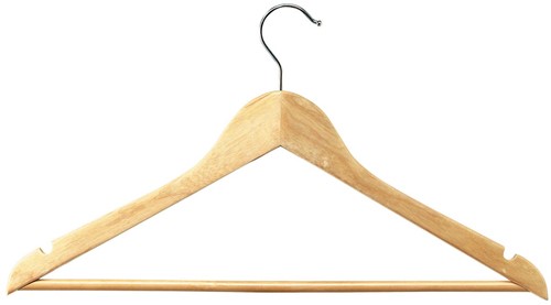 Unilux cintre, en bois, paquet de 25 pièces 1 Stuk