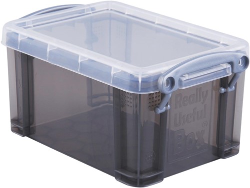 Really Useful Box 0,7 litres, smoke transparent