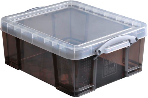 Really Useful Box boîte de rangement 18 l, transparant fumé