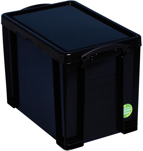 Really Useful Box boîte de rangement 19 litres, recyclé, noir