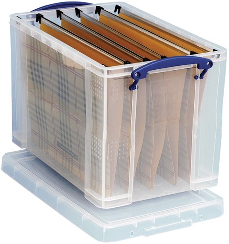 Really Useful Box boîte de rangement 19 l, pour dossiers suspendus et 10 dossiers suspendus inclus