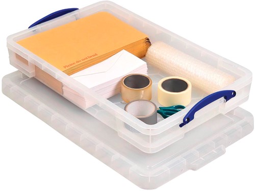 Really Useful Box boîte de rangement 20 l, transparent