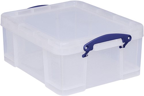 Really Useful Box boîte de rangement 21 l, transparent