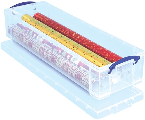Really Useful Box boîte de rangement 22 l, transparent