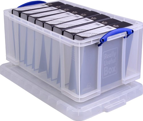 Really Useful Box boîte de rangement 64 l, transparent 1 Stuk