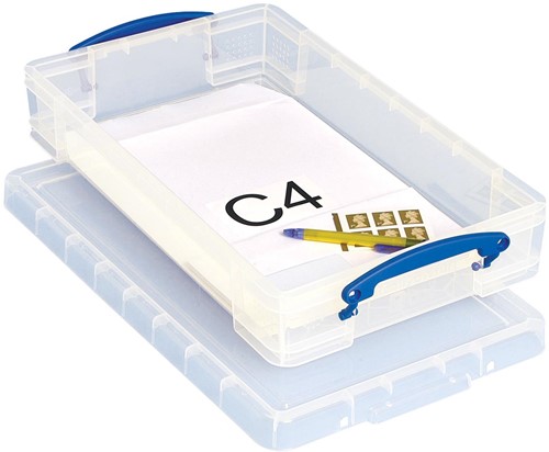 Really Useful Box opbergdoos 6 liter, transparant