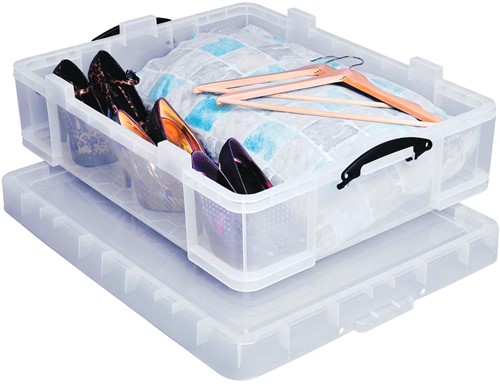 Really Useful Box opbergdoos 70 liter, transparant