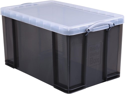 Really Useful Box boîte de rangement84 litres, transparent fumé