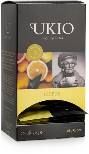 UKIO infusie Citrus, individueel verpakt, pak van 20 stuks