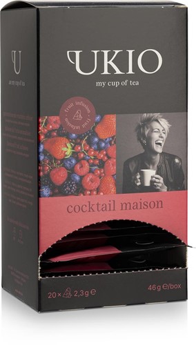 UKIO infusion Cocktail Maison, emballé individuellement, paquet de 20 pièces
