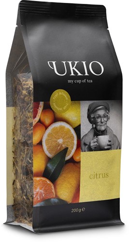 UKIO infusie Citrus, losse kruiden, pak van 200 gram