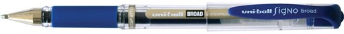 Uni-ball roller Signo Broad, pointe large, bleu