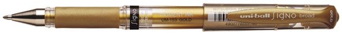 Uni-ball roller Signo Broad Creative, brede punt, goud