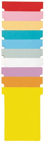 Nobo T-planbordkaarten index 1,5, ft 53 x 45 mm, wit 100 Stuk