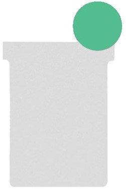 Nobo fiches T indice 2, ft 85 x 60 mm, vert 100 Stuk